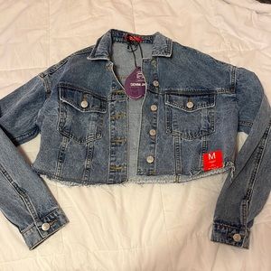 Fashion Nova Cropped Jean Jacket